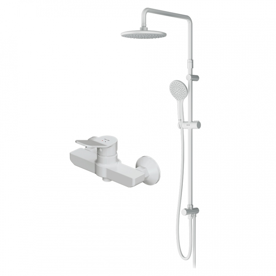 F43885A24 набор 2в1: см-ль д/душа верхний душ d 220 мм ручн.душ 110 мм 1 ф-ция душевая шта AM.PM X-Joy  - Вид №6