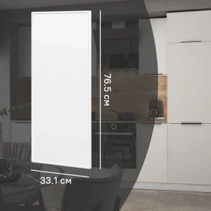 Фасад кухонного шкафа Инта 33.1x76.5 см KONSENSA ЛДСП цвет белый