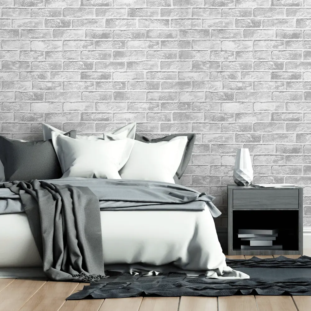 Флизелиновые обои АРТЕКС Барнхаус в серых тонах для стильного интерьера 89080734 STLM-0078178 - Вид №3