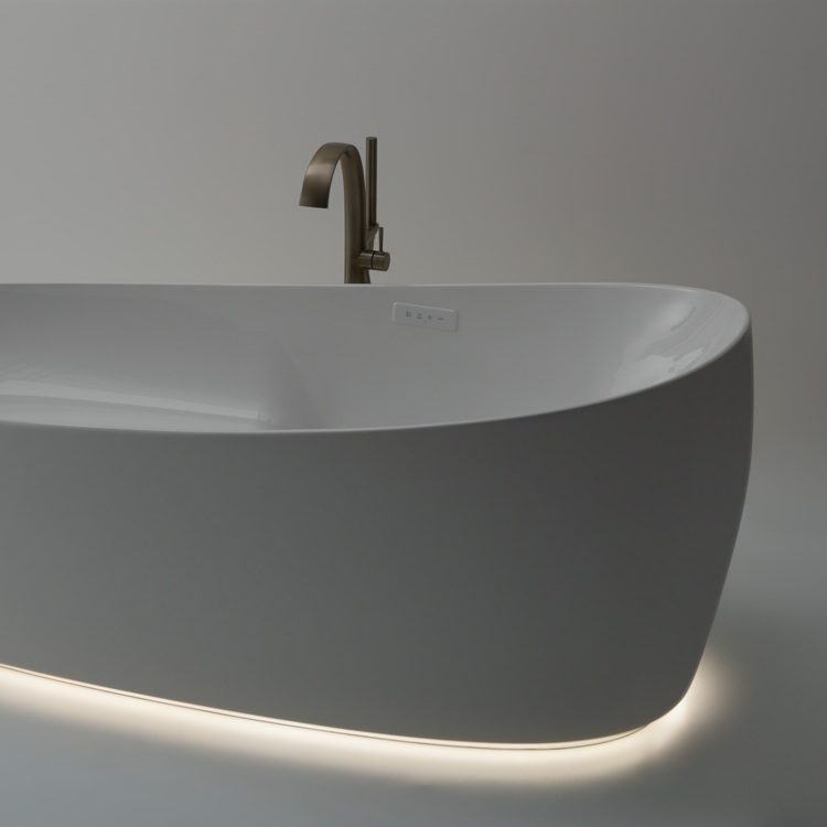 TOTO ВАННА ОТДЕЛЬНОСТОЯЩАЯ ZERO DIMENSION PJYD2200PWEE#GW  - Вид №2