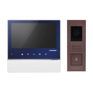 91967172 Комплект видеодомофона Commax CDV-70H2/DRC-4PIP 7" цвет синий/медь STLM-1514362