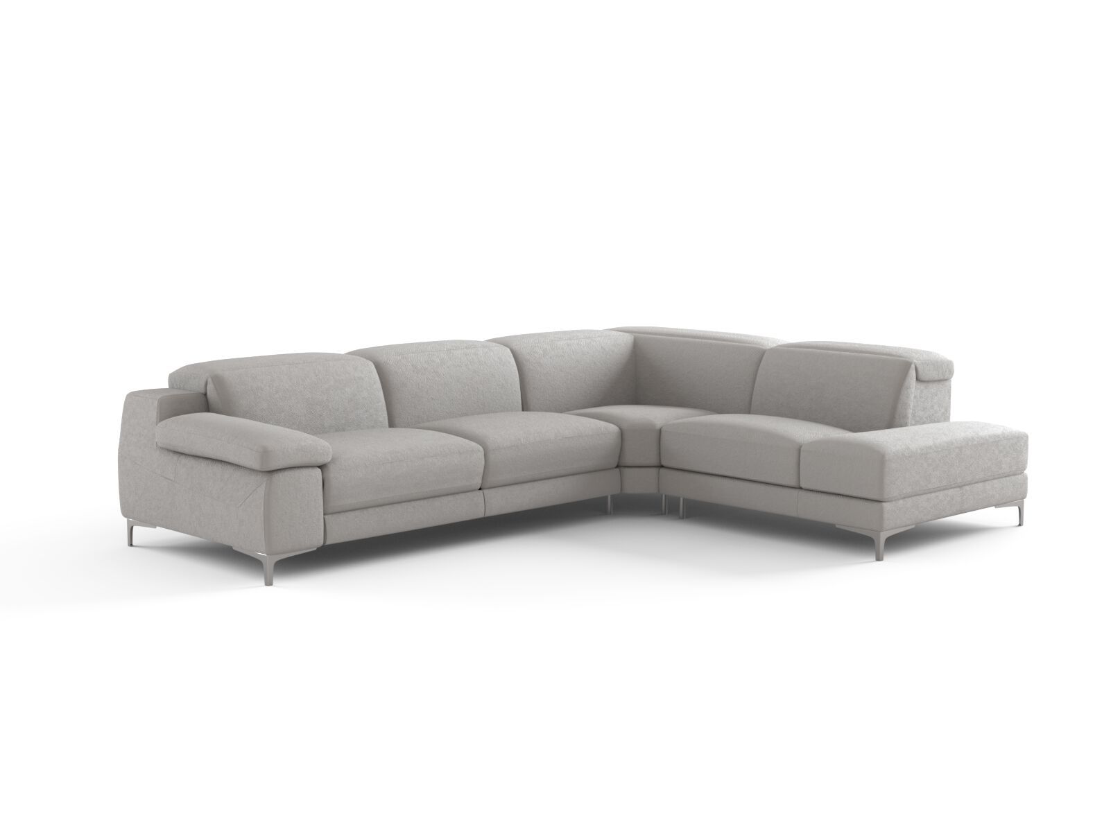 Угловой диван из ткани с электрическим движением Natuzzi Italia DUCA ARCH-00126580 - Вид №2