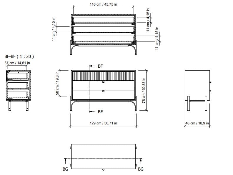 Комод из МДФ Morica Design Высокая мода ARCH-00048353 - Вид №6