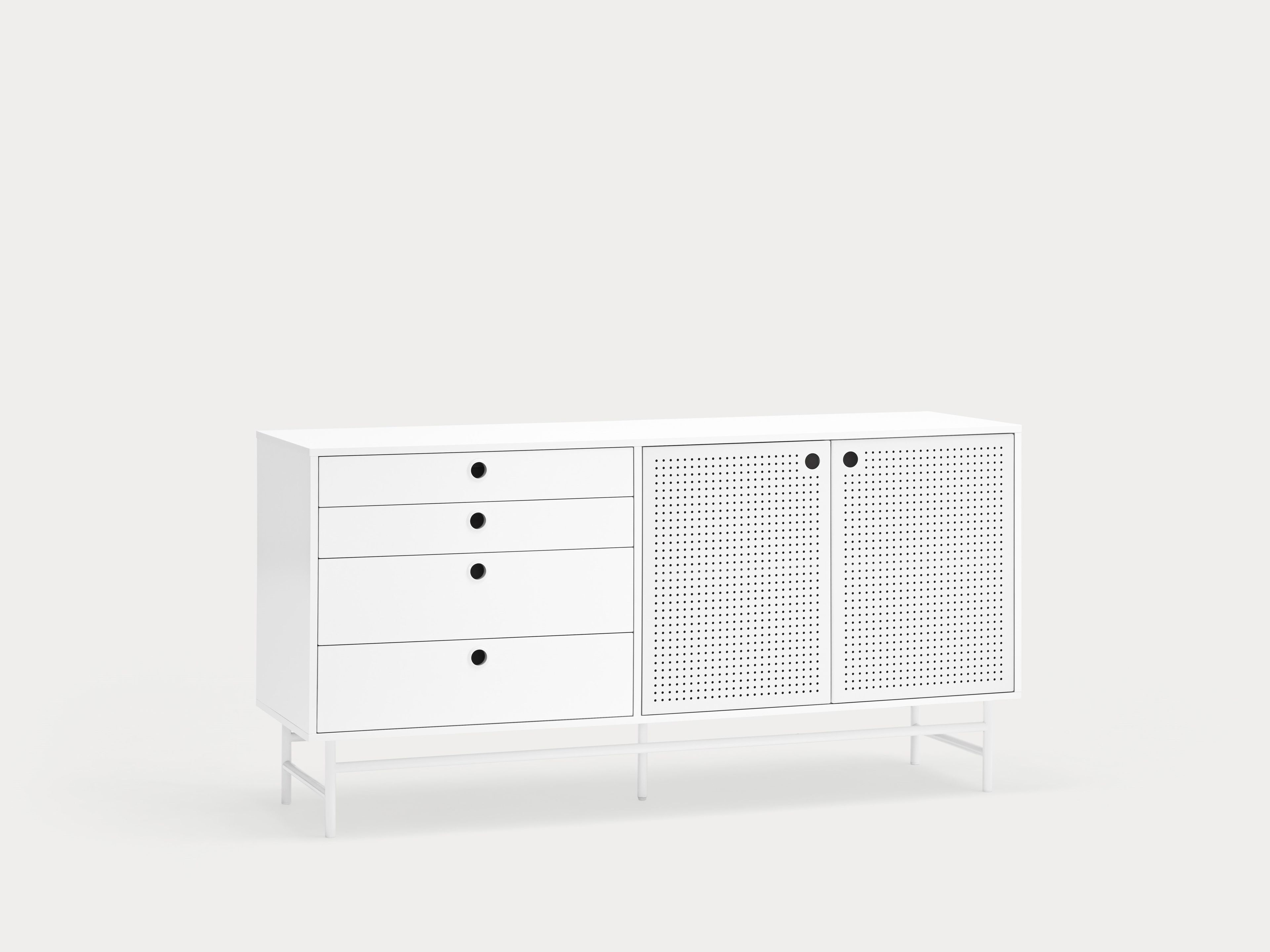 Шкаф из МДФ с распашными дверцами и ящиками TEULAT точка ARCH-00015987 - Вид №6