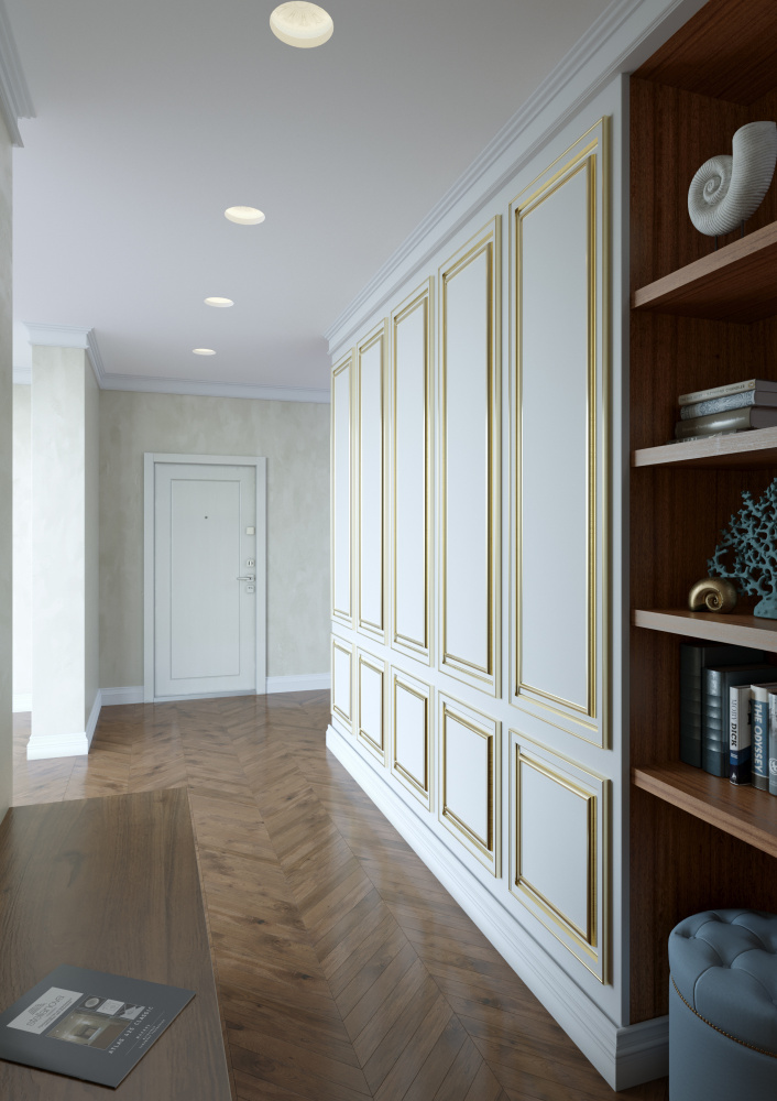 SN 431C Встраиваемый купольный гипсовый светильник Stellanova ATLAS 160 CLASSIC  - Вид №2