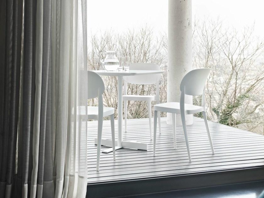 ALMA DESIGN Квадратный стальной стол с основанием 4 звезды People sun-id-1435417 - Вид №5