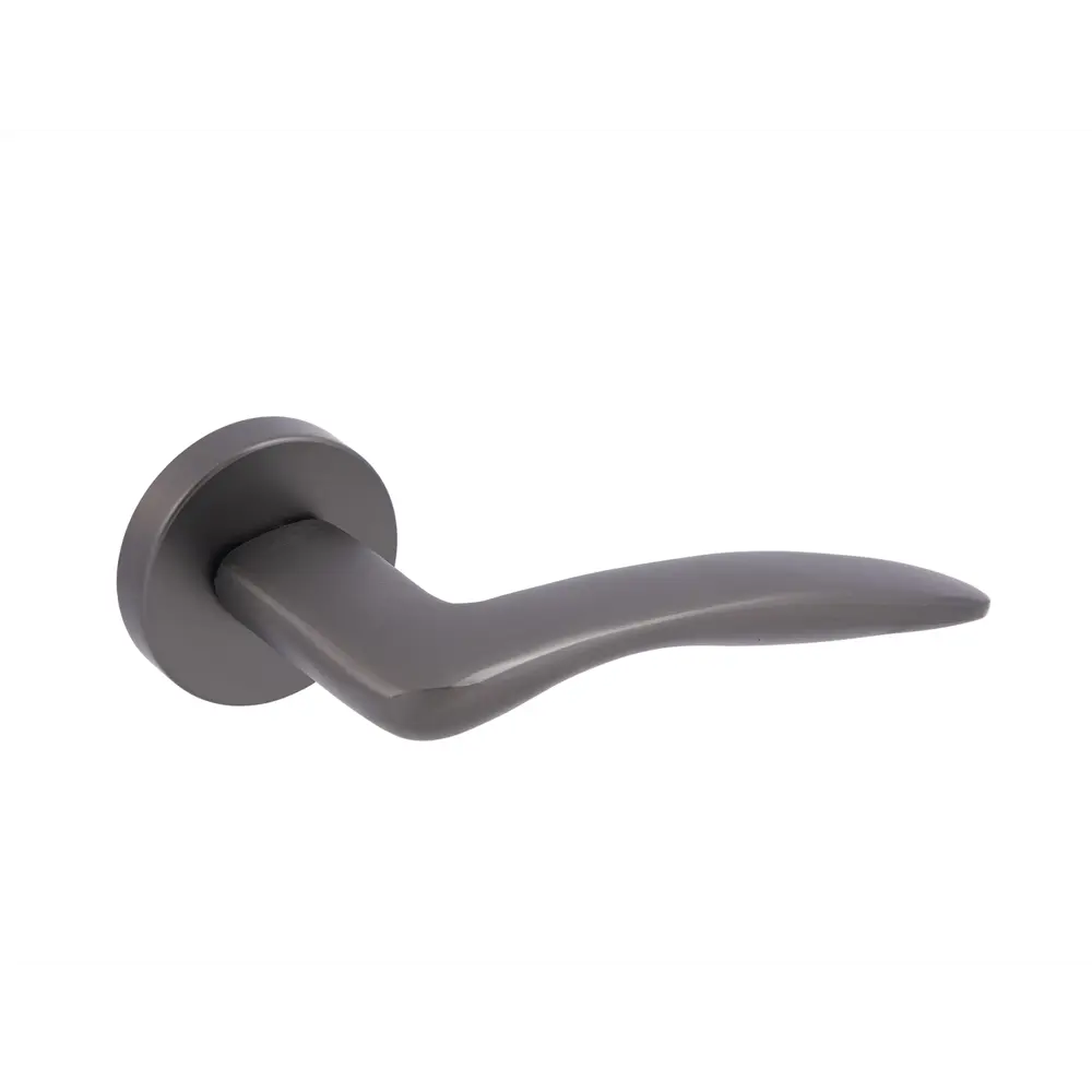 Дверные ручки Фабрика замков Potaissa без запирания цвет графит STLM-2015291