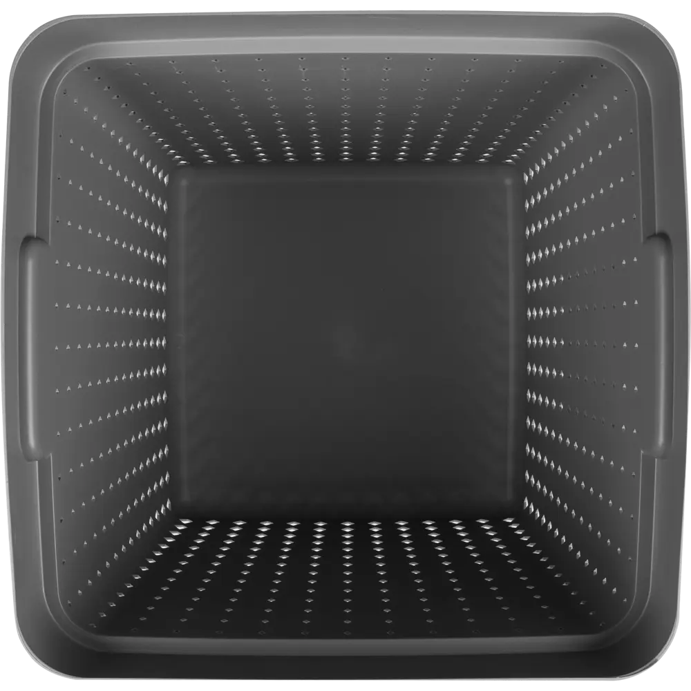 Корзина Seoul, 295х295х295 мм, 21 л, полипропилен, цвет графитовый PLAST TEAM STLM-2072555 - Вид №1