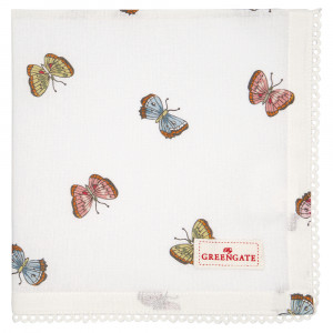 COTNAPMSI0108 Салфетка Maisie White 40х40 См Greengate SS2021