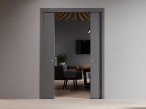 Подрамник для раздвижной двери с двумя створками