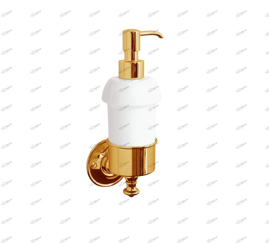 Gentry Home Настенный керамический подстаканник Sun Темное золото GH100459