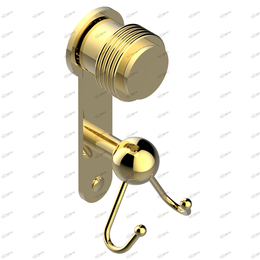 U4B-512 Крючок двойной Thg-paris Diplomate с проточенными кольцами Золото U4B-512 CAT.F