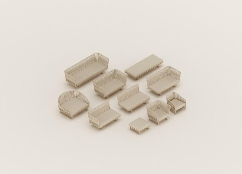 Kettal Садовая кровать из ткани Bitta #70800/70850 - Вид №5