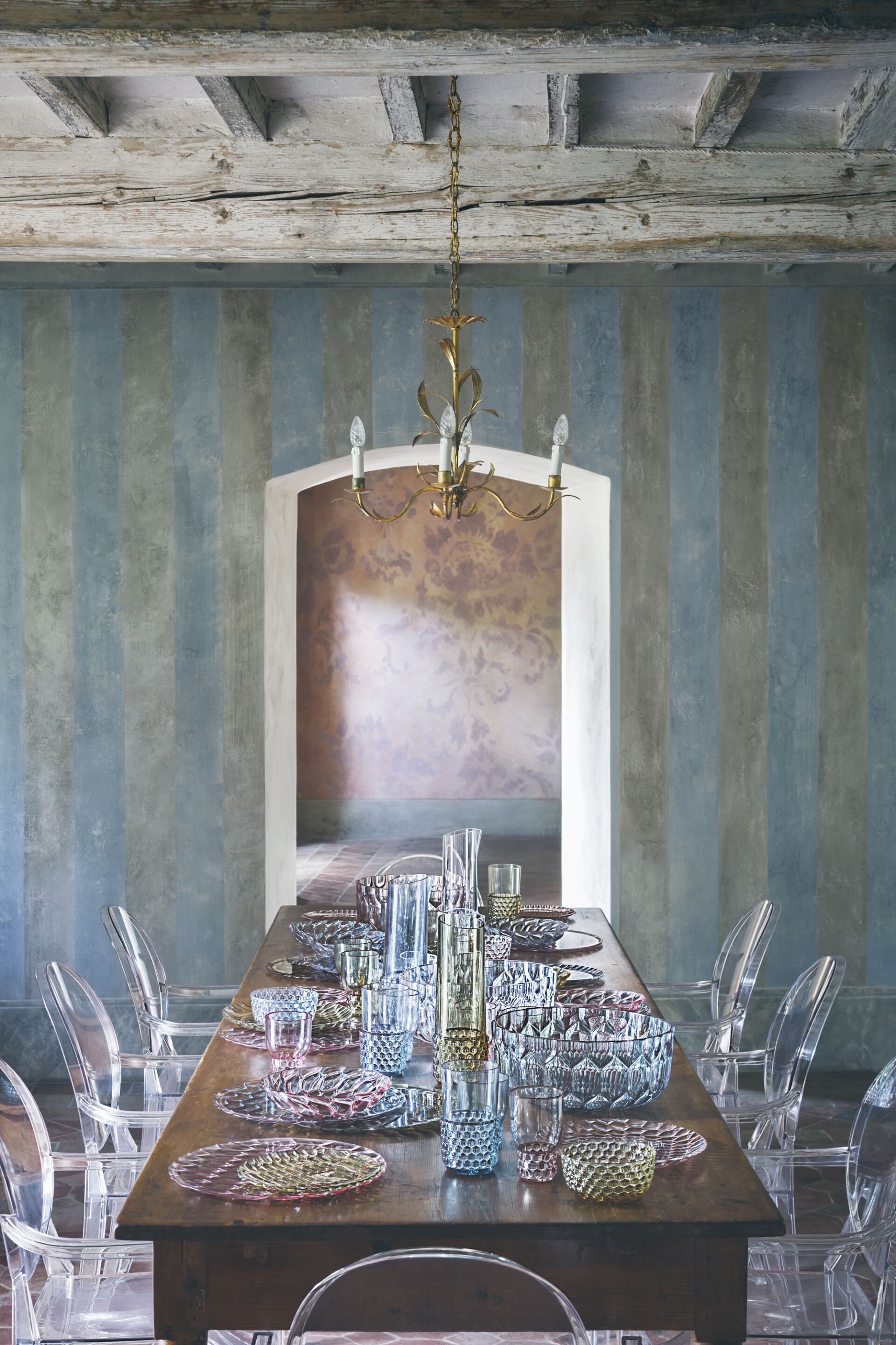 Набор стаканов для воды из инженерного пластика Kartell Jellies Family ARCH-00022905 - Вид №6