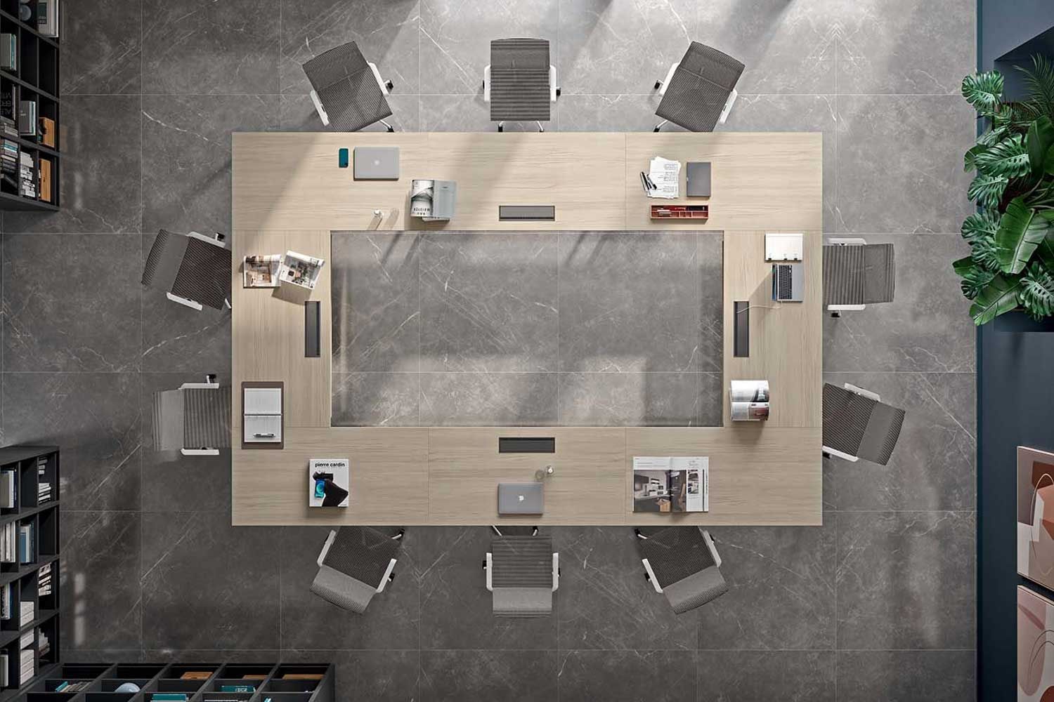 Модульный рабочий стол Quadrifoglio Group дизайн-офис ARCH-00061773 - Вид №1