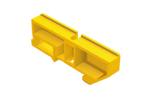 16254954 Изолятор для нулевой шины на DIN-рейку ЖЕЛТЫЙ GE60021-09 Greenel