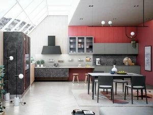 CREO Kitchens Линейная модульная кухня Jey feel