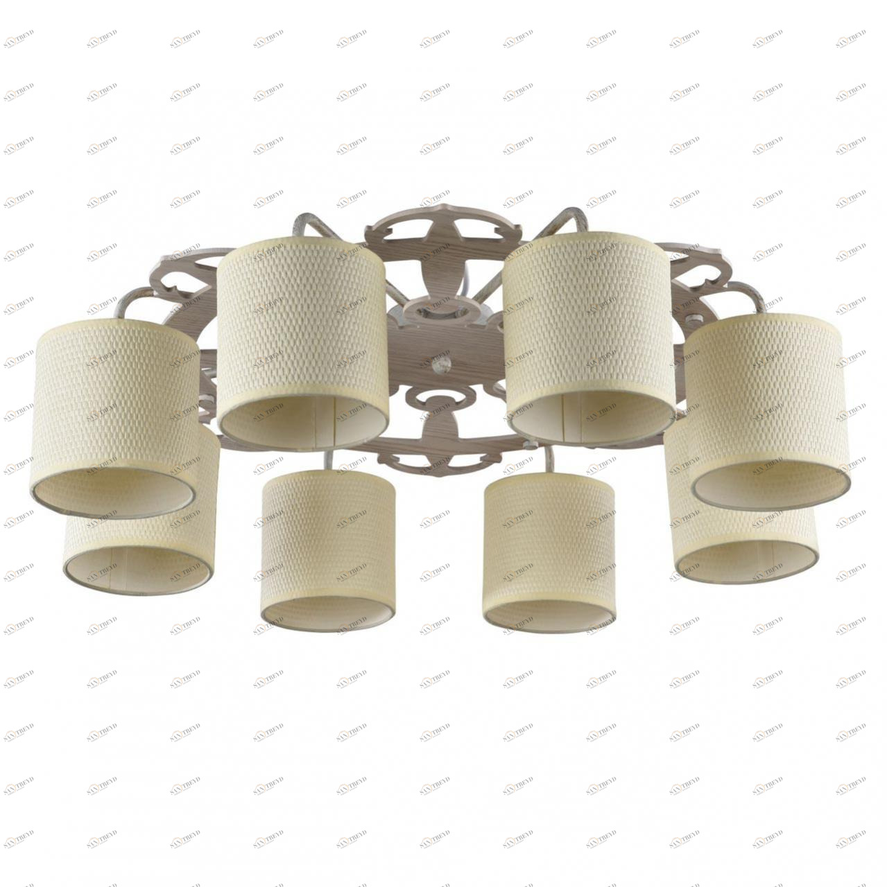 Потолочная люстра Freya Timone FR5100-CL-08-WG FREYA TIMONE WHITE GOLD 183616 Бежевый 