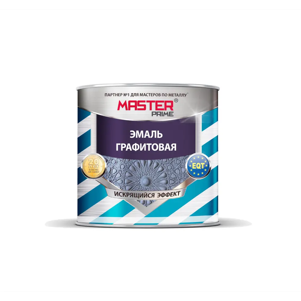 Эмаль графитовая Master Prime с искрящимся эффектом цвет опал 0.4 л 83367845 STLM-2071851  - Вид №1