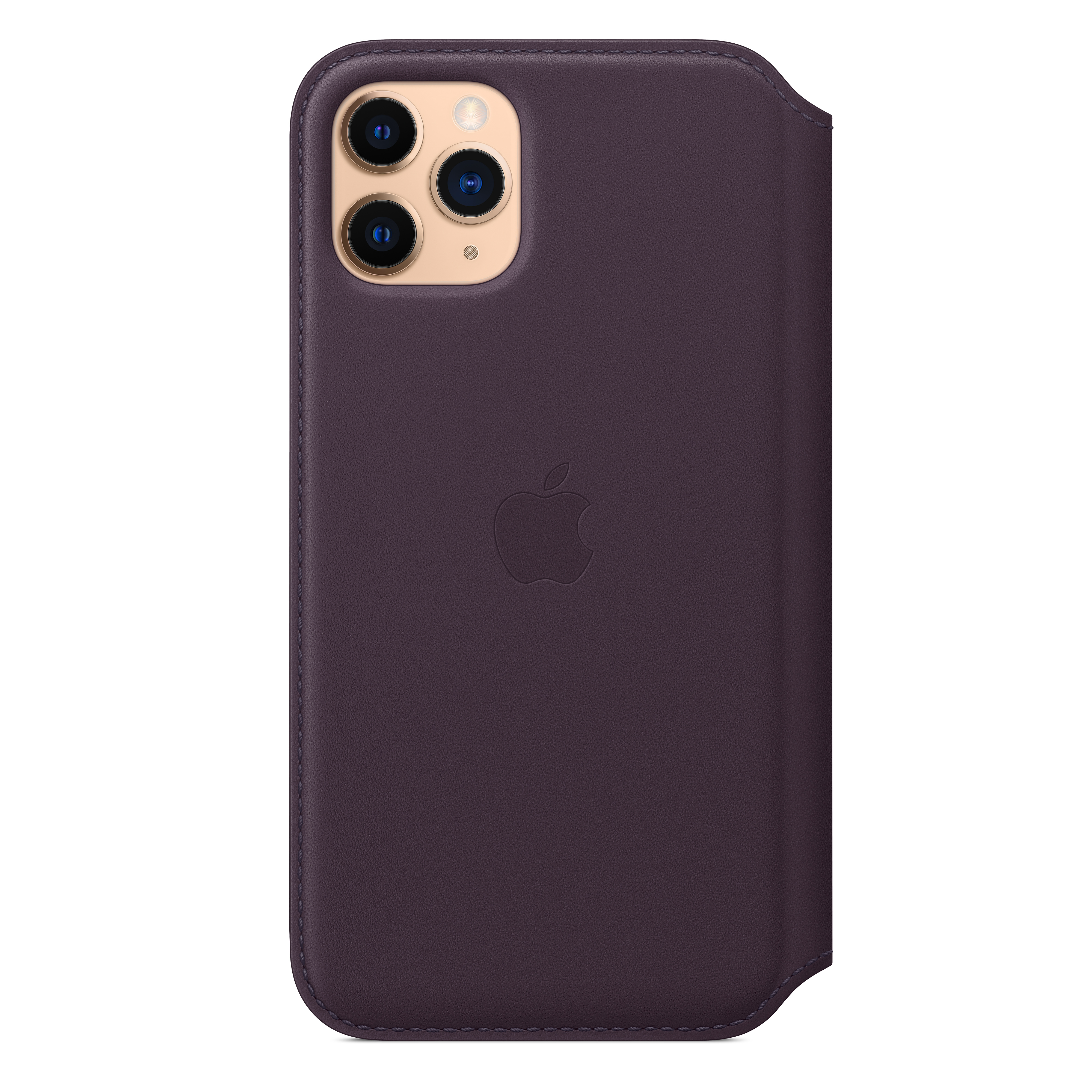 MX072ZM/A Iphone 11 pro leather folio - aubergine Apple Santreyd  - Вид №3