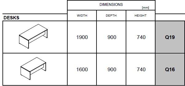 MDD Прямоугольный стол из меламина Quando sun-id-1395646 - Вид №3