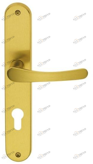 Pasini Ручка из латуни на пластине с накладкой  3650 