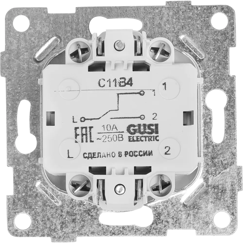 GUSI Electric — проходной выключатель с глянцевым покрытием 83864212 Ugra STLM-0045151 - Вид №1