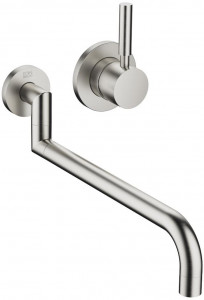 36881625-06 Смеситель настенный с отдельными розетками - платина матовая Dornbracht Meta.02