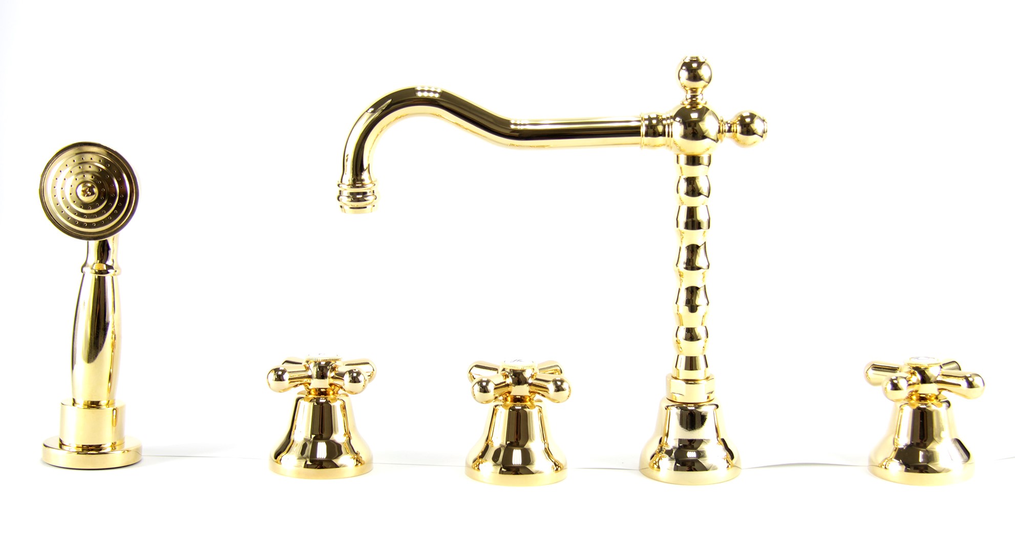 AM730402010 Смеситель на борт ванны , золото Webert Armony - Вид №2