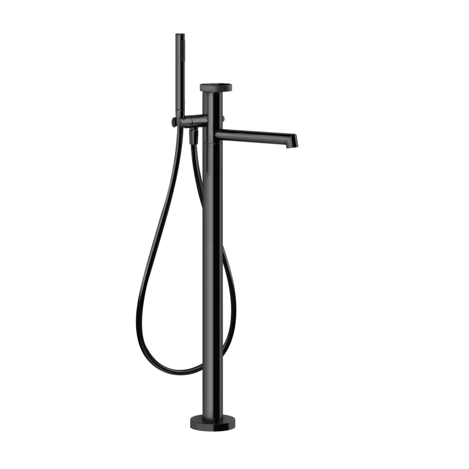 Смеситель для ванны 63328 706 Gessi Anello ЧЕРНЫЙ МЕТАЛЛ PVD 63328706