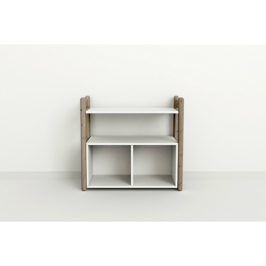 Гарнитур Mini A, 1 полка и 1 книжный шкаф, коричневый Flexa 812620314 - Вид №1