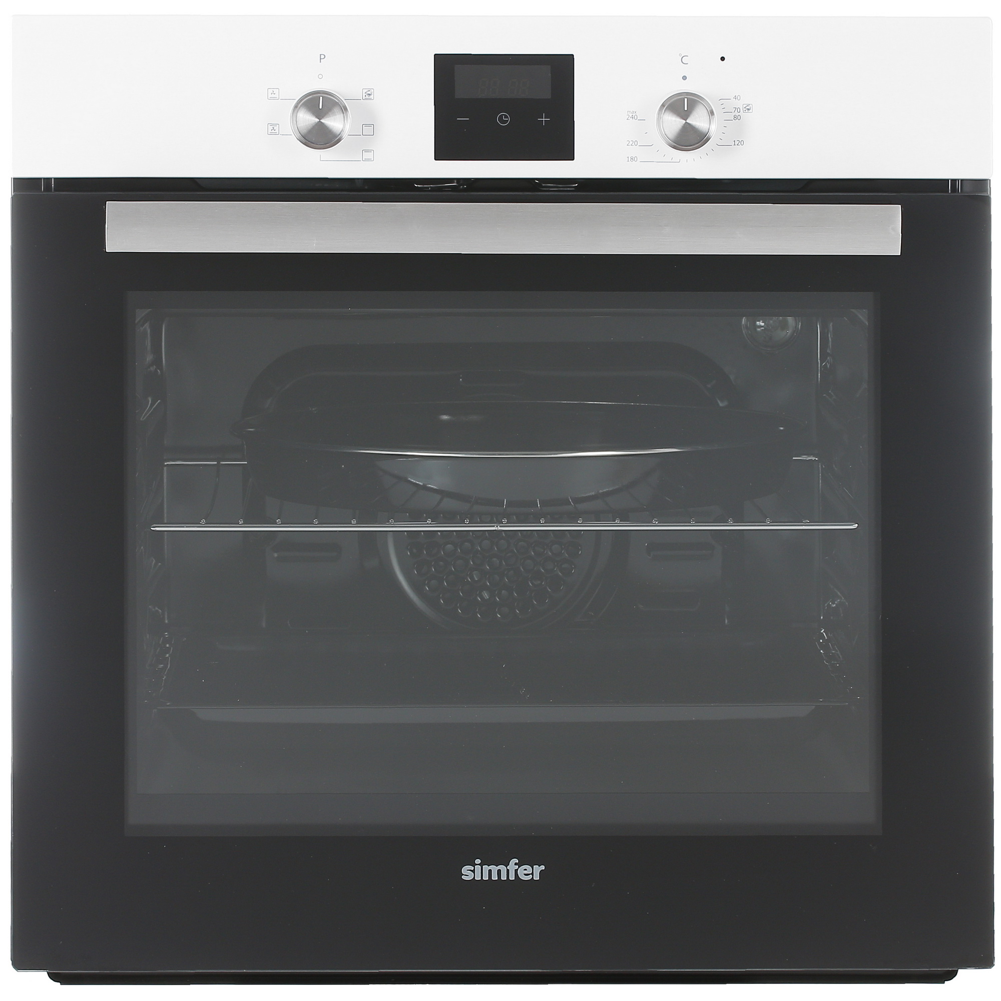 8189997 Электрический духовой шкаф Simfer B6EW56016 белый STDN-0036450