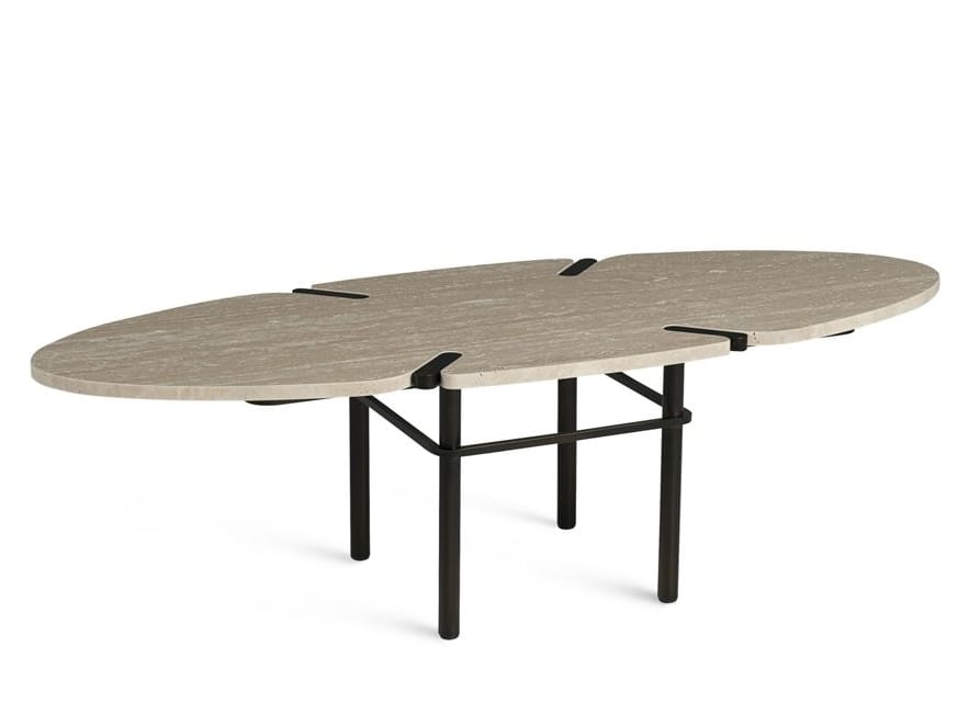 Мраморный овальный журнальный столик ROCHE BOBOIS PASEO ARCH-00098725 - Вид №1