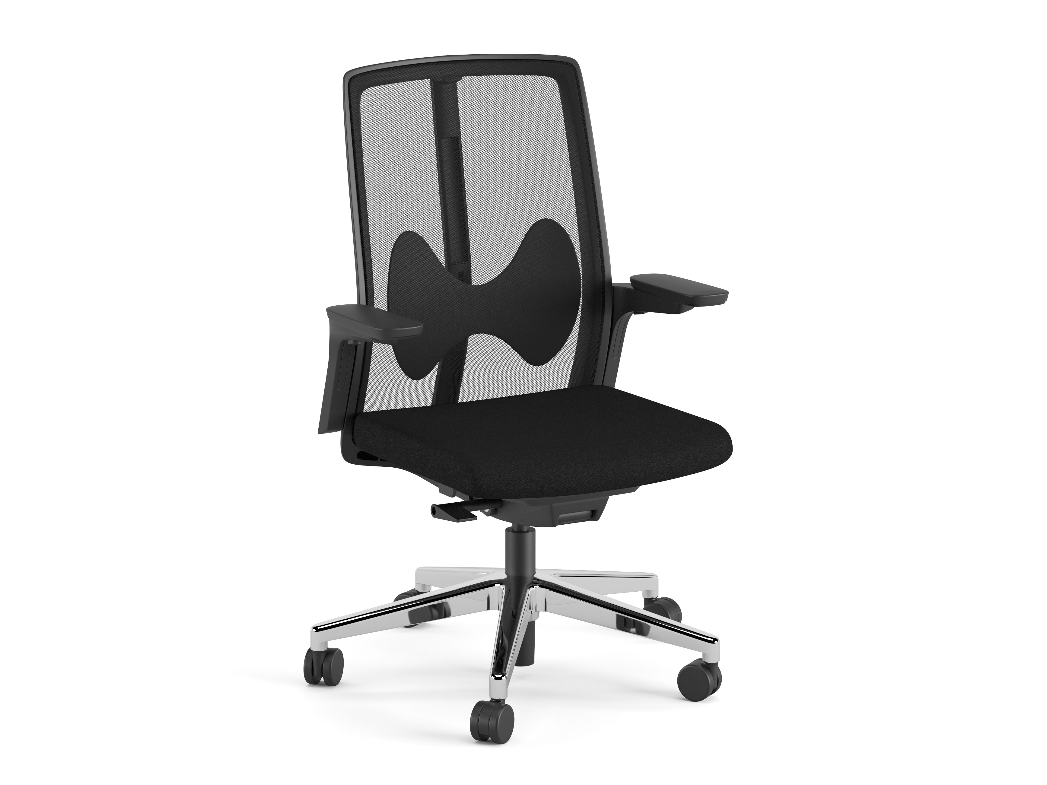 5-спицевое тканевое офисное кресло с колесами с подлокотниками Ersa CALIGO ARCH-00019761