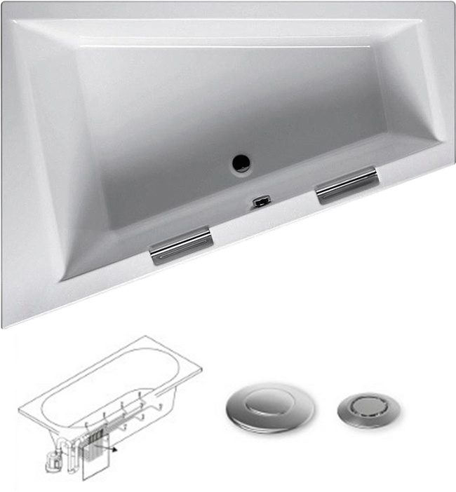 BA9000500000000_hit1 Ванна Riho Doppio Santreyd - Вид №5