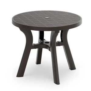 Стол садовый Атлант 90x90x77 см пластик мокко 89400283 STLM-2163995