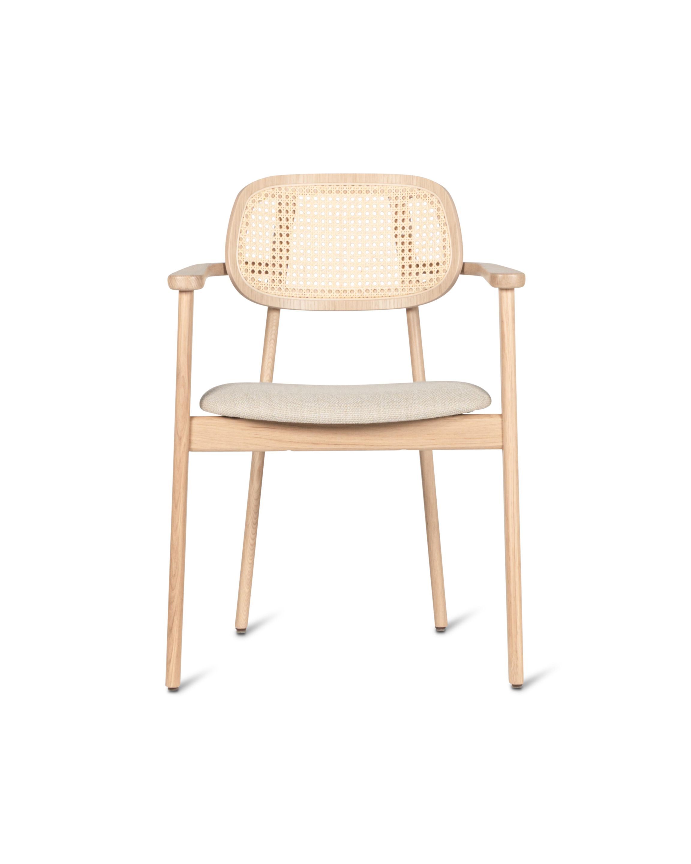 Дубовый стул с подлокотниками и мягким сиденьем Vincent sheppard Titus ARCH-00146418 - Вид №12