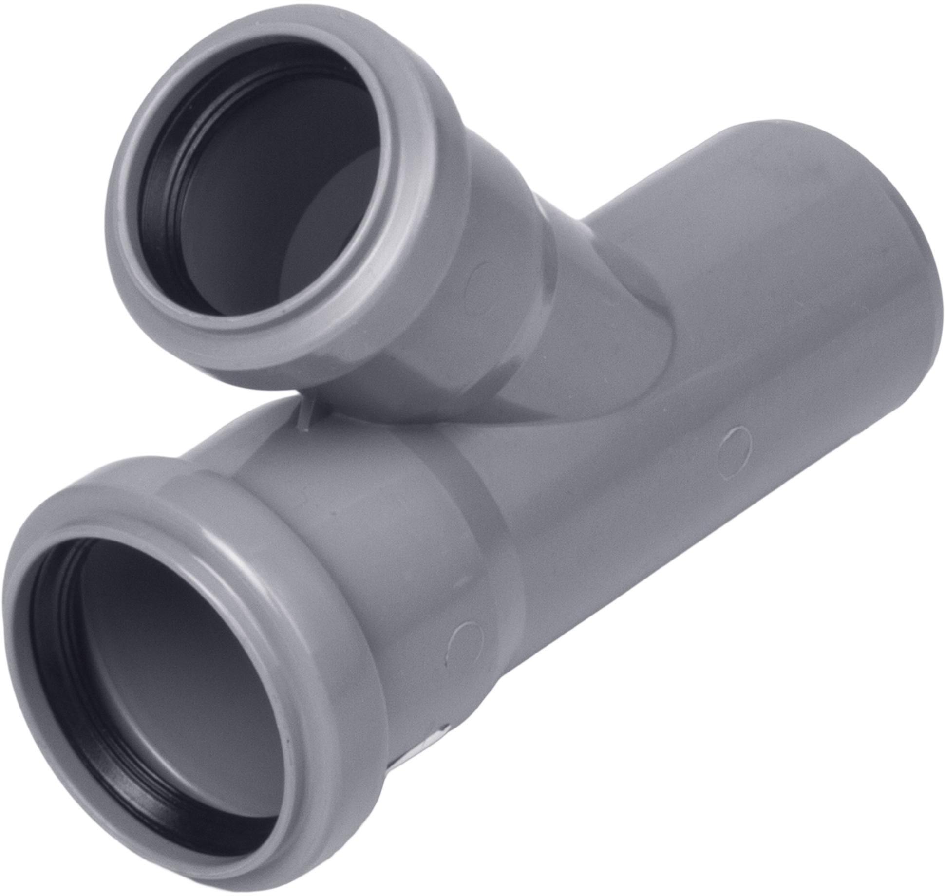 81953215 Тройник Ø 40x40/45° полипропилен STLM-0015044 ПОЛИТРОН