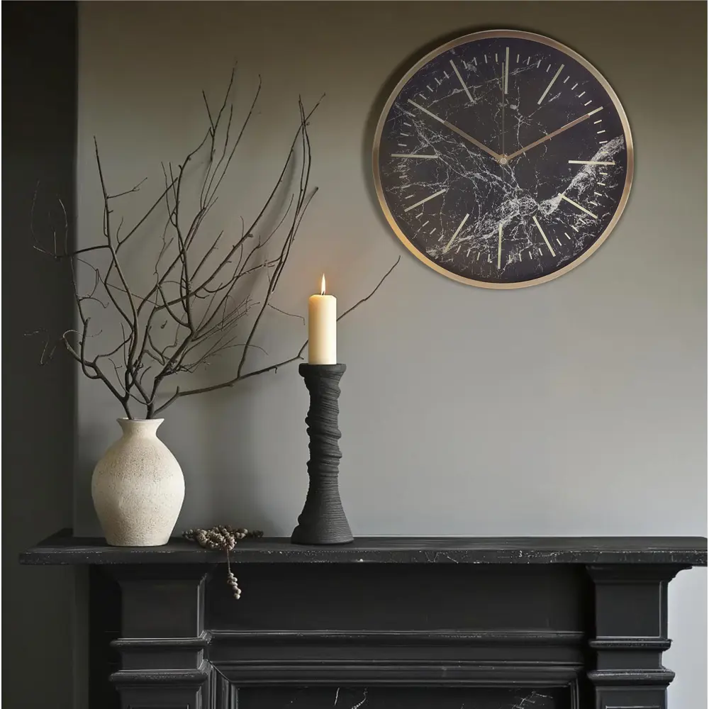 Часы настенные круглые металл цвет разноцветный бесшумные ø30 см Santreyd STLM-2121850 - Вид №7