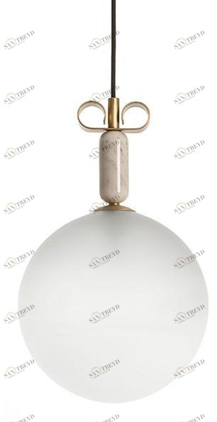 Il Fanale Подвесной светильник из мрамора и стекла Bon ton N16m3o