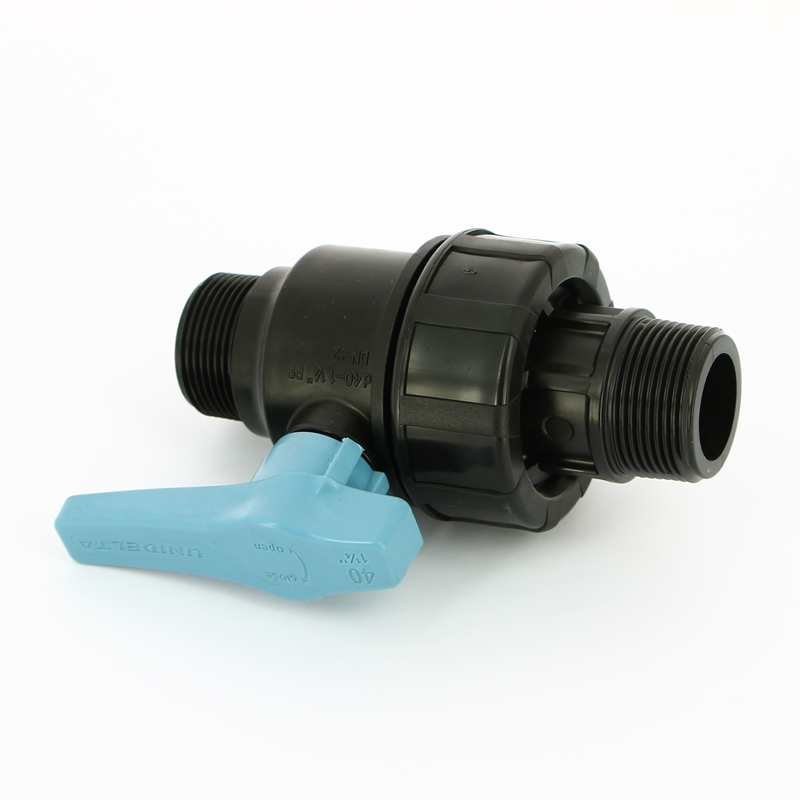 Кран НН Unidelta 1"1/4 для труб ПНД полипропилен PP-B 1074005005001 - Вид №3