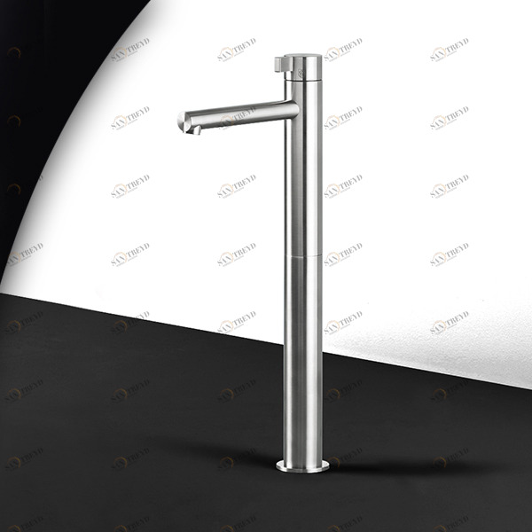 Смеситель для раковины TOOX TXQ6S серебристый матовый Radomonte