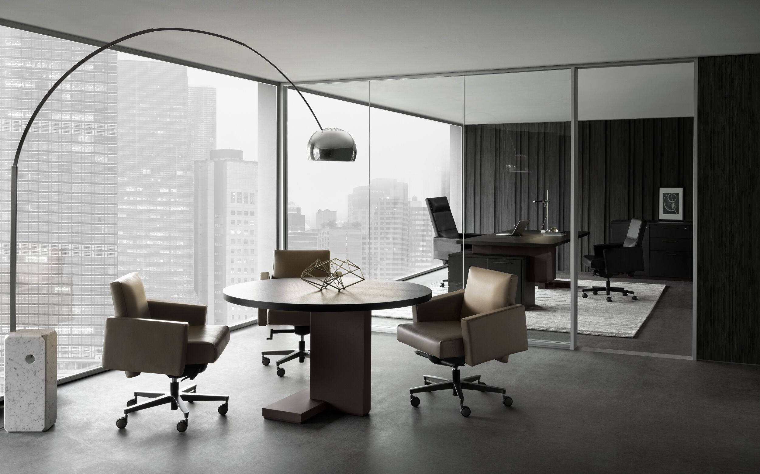 Кожаное вращающееся офисное кресло i 4 Mariani Inca ARCH-00071728 - Вид №7