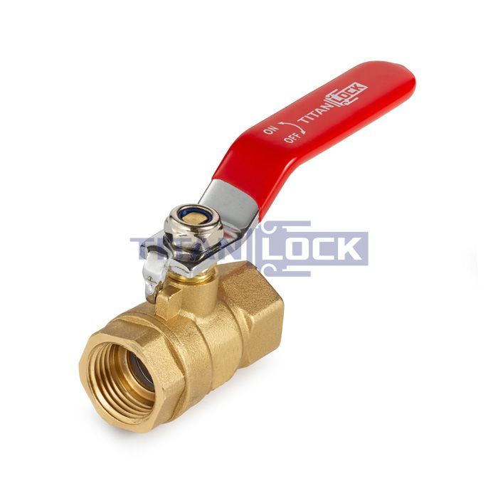 2in, шаровый кран, резьба BSP, латунь TL200BVBR TITAN LOCK 
