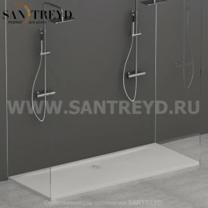 DP17070501 Душевой поддон 170х70 см цвет Белый бархат Globo DOCCIAPIETRA Италия