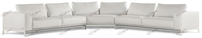 Roche Bobois Кожаный диван Recliner sun-id-1515334