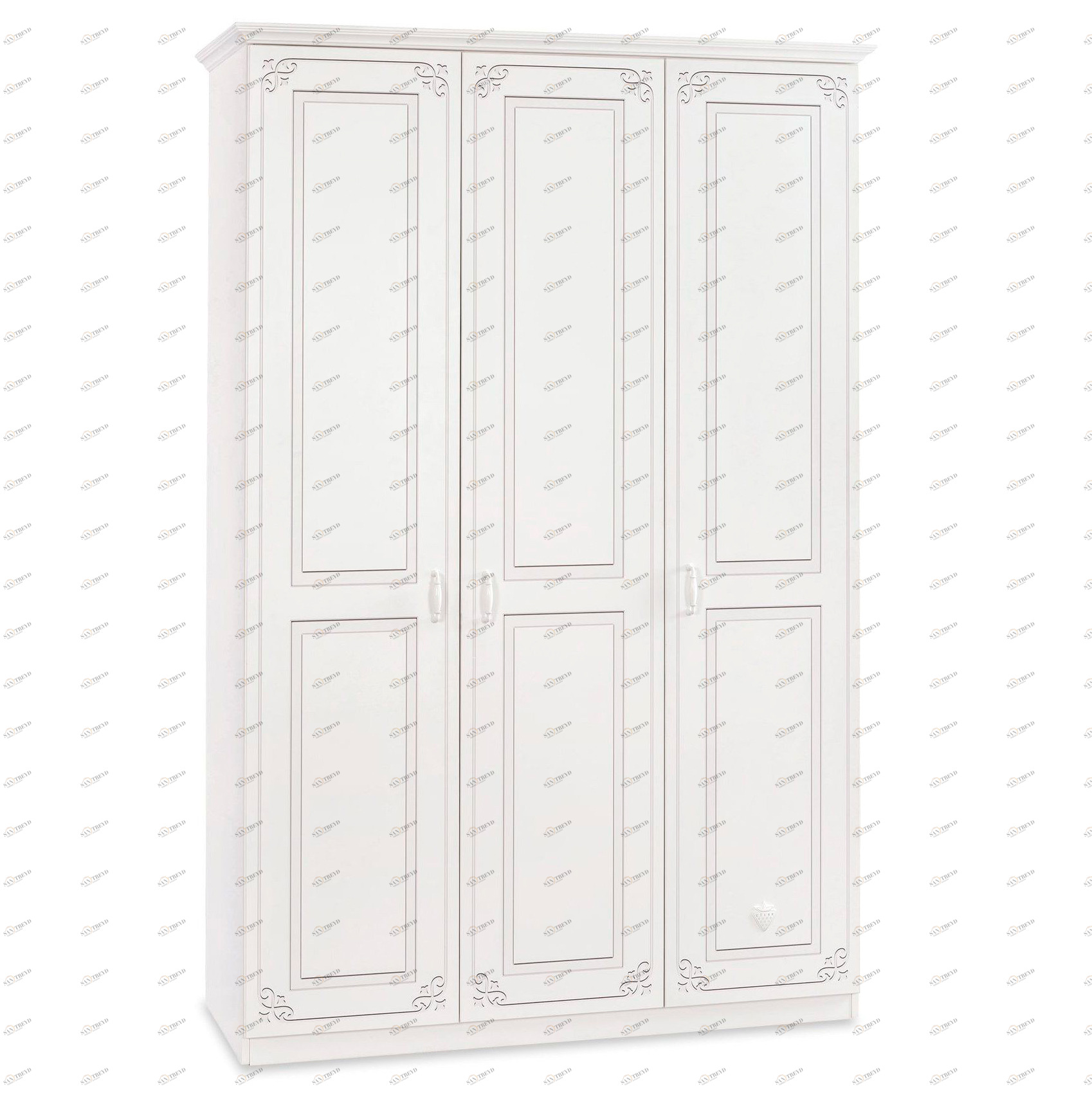 Шкаф распашной трехстворчатый белый Selena CILEK SELENA 00-3832575 Белый Santreyd