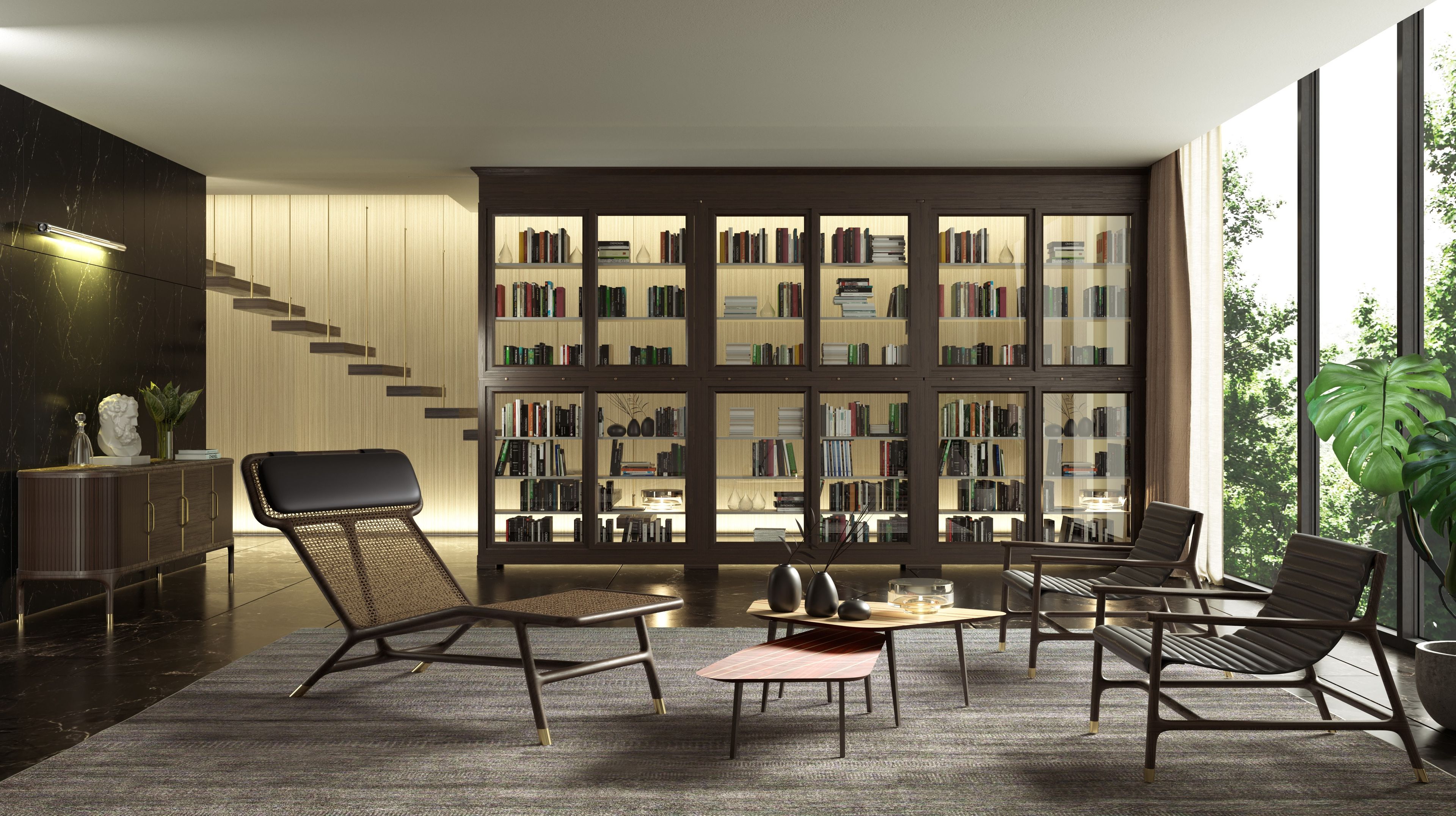 Кожаное кресло с подлокотниками Morelato ARCH-00095419 - Вид №6