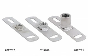 6717021 Монтажный элемент BIS Подпятники нерж., сварка в среде углекислого газа монтаж к стене или перекрытию