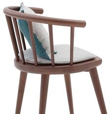 Billiani Стул из бука с подлокотниками W. 605 - Вид №10